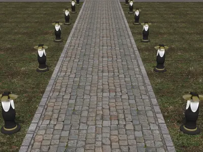 garden lighting 3D model