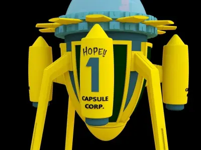 Dragon ball time machine 3D print model