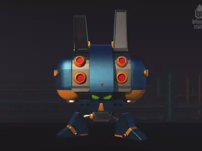 Gun Volt 3D model