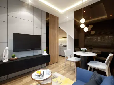 Design Bedroom Modern  Low-poly 3D model