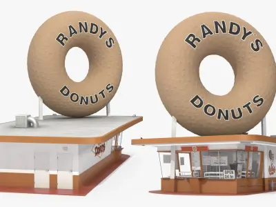  Randys Donuts Iconic Bakery Building 