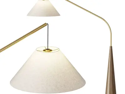 Gibson Arc Floor Lamp 3D model