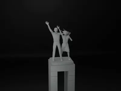 Selamat Datang Monument 3D model