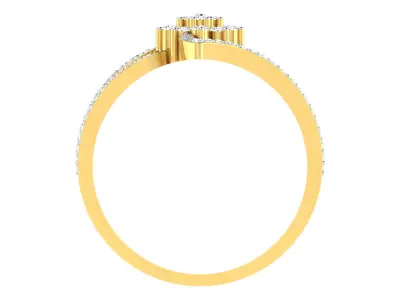 Women Ring Render 3dm STL OBJ FBX Details 3D print model purchase