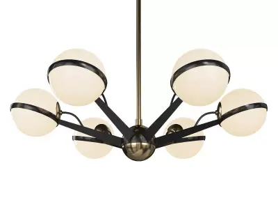 Ace Chandelier Low-poly 3D model