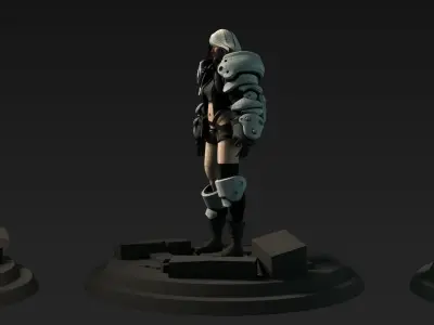 Nach Armored Arms 3D model