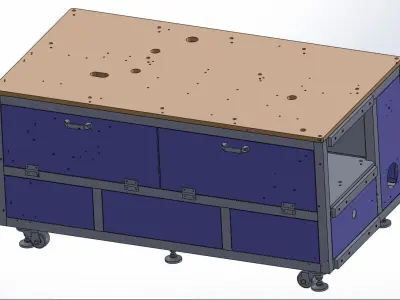 Mobile phone film laying equipment 3D model