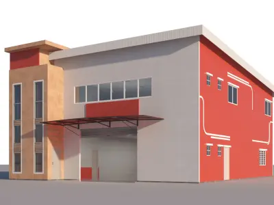Industrial Building-1 3D model