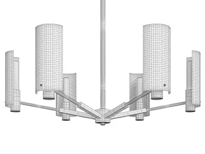 Troy Pilsen Chandelier Low-poly 3D model