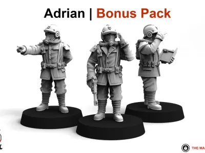 Valour Korps - Tank Commanders 3D print model