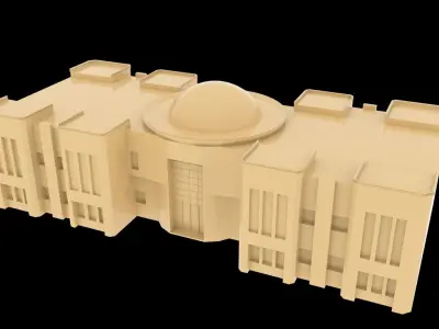 Kalba City Municipality Sharjah 3D model