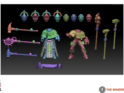 Daughters of War - Adjudicator 3D print model