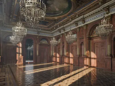 Grand Hall 3D model