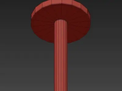 Camino Round Chandelier 3D model