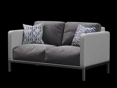 Outdoor sofa 2 3D model