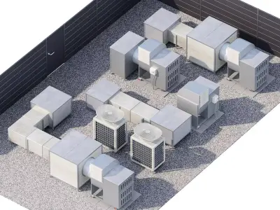 HVAC Roof Technologies 3D model