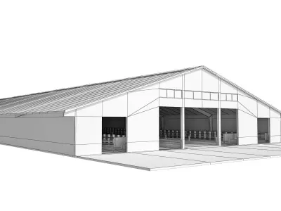 Farmer building collections 3D model