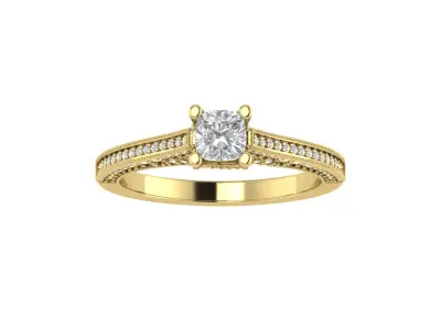 Women Ring  Render 3dm STL OBJ FBX TXT Details 3D print model 10