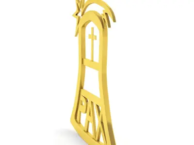 Free Xmas Music and Decoration Adeste Fideles  Free 3D model