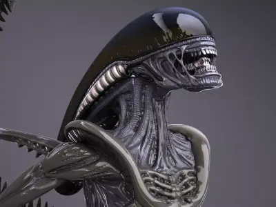 Alien Xenomorph High Detail 3D model
