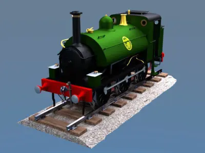 GWR 060 Saddle tank 3D model