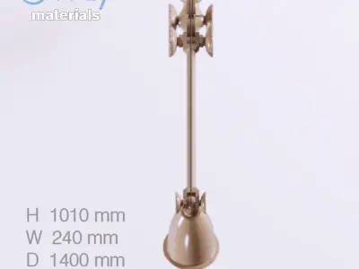 Moooi wall lamp bra 3D model