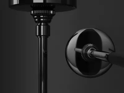 Branching bubble 2 lamps 3D model