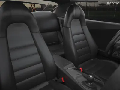  Toyota Supra Mk4 Carbon Aero Kit White Rigged for Maya 