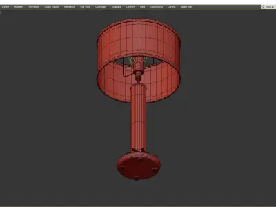 Castro Taylor Table Lamp Low-poly 3D model