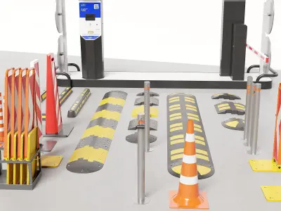 Special equipment for creating parking 3D model