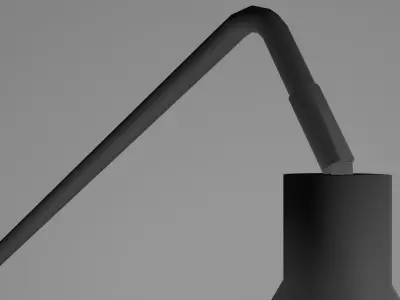 Modern Classic Table Lamp Low-poly 3D model