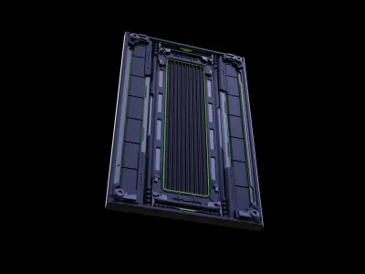 Futuristic Sci-Fi Panel Kitbash Collection High Detail 3D Models 3D model