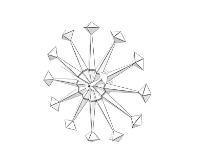 Polygon Clock Nelson Free 3D model