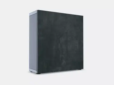 BESTA Shelf unit with door 68 Low-poly 3D model