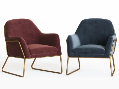 Frame Armchair Made 3D model