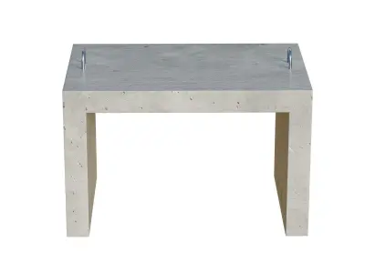 Industrial Concrete Product Low-poly 3D model