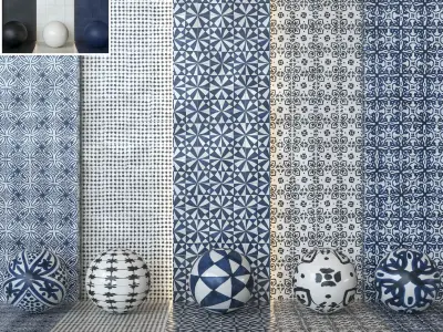 Marazzi Memoria Decorative Tile - Tappeto Decors -Set of 13 Texture