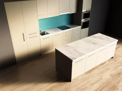 31-Kitchen7 matte 3 3D model