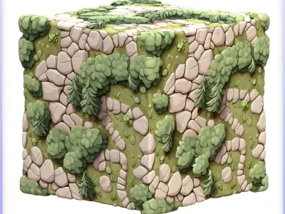 Stylized Ground Seamless Texture Texture 7