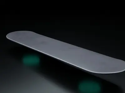 sci-fi skateboard 3D model