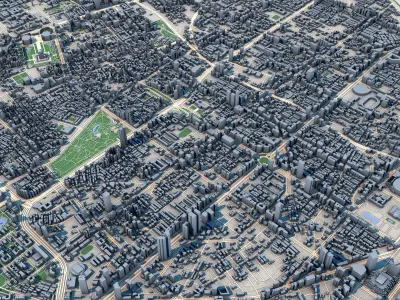 Taipei City Taiwan 3D model