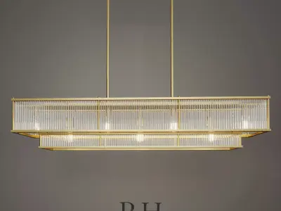 MARAIS LINEAR CHANDELIER 3D model