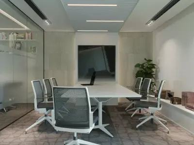 Modern Office Interior 3D model