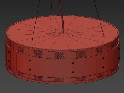 BUNK CHANDELIER 3D model