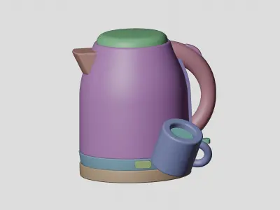 Electric Kettle 3D model