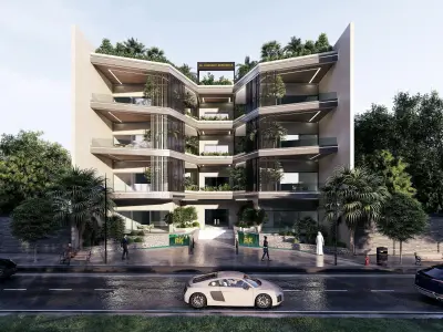 AK Residential Building Exterior Design 3D model