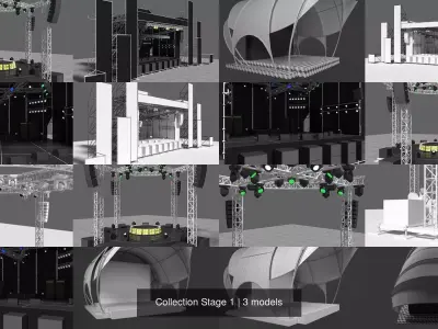 Collection Stage 1 3D Model Pack