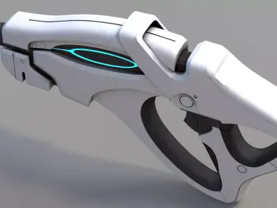 Science Fiction Gun 6 3D model