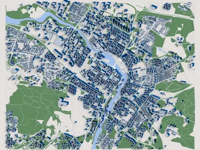 Eskilstuna City Sweden 3D model