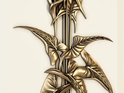 calla facade for cnc 3D model